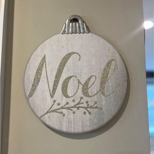 WOODEN NOEL WALL SIGN